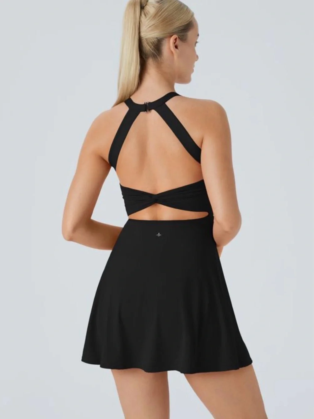 Halara Backless Twisted Active Dress - Picture 4 of 8